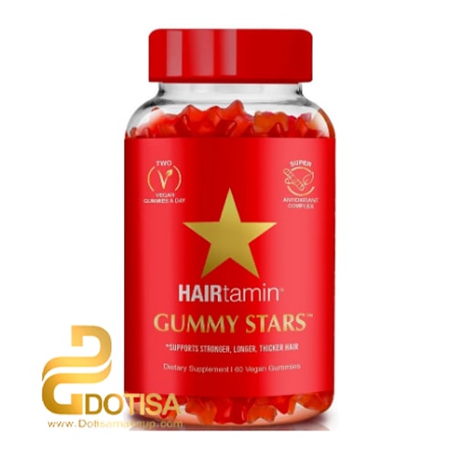 مکمل مولتی ویتامین تقویت موی هیرتامین Gummy Stars تعداد 60 عدد