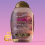 شامپو تثبیت کننده رنگ مو او جی ایکس مدل Orchid Oil حجم 385 میلی لیتر