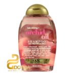 شامپو تثبیت کننده رنگ مو او جی ایکس مدل Orchid Oil حجم 385 میلی لیتر