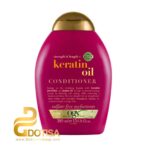 نرم کننده مو او جی ایکس مدل Keratin Oil حجم 385 میلی لیتر
