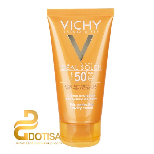 کرم ضد آفتاب ویشی velvety +SPF50 50 ml